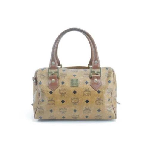 MCM Pre-owned Förägda läderhandväskor Brown, Dam