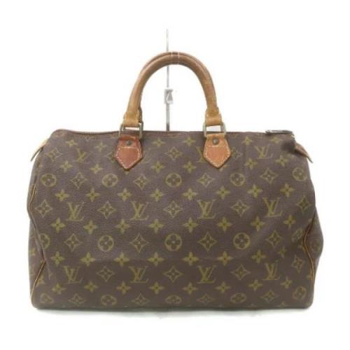 Louis Vuitton Vintage Vintage Speedy 35 Monogram Handväska Brown, Dam