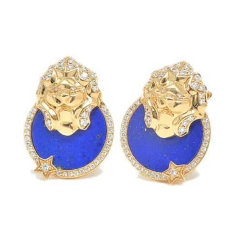 Chanel Vintage Pre-owned Guld chanel-smycken Blue, Dam