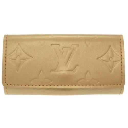 Louis Vuitton Vintage Pre-owned Canvas nyckelhllare Yellow, Dam