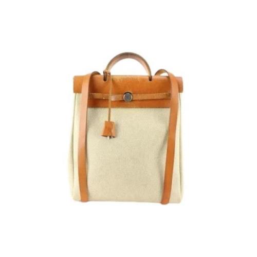 Hermès Vintage Ryggsäck som är begagnad Beige, Dam