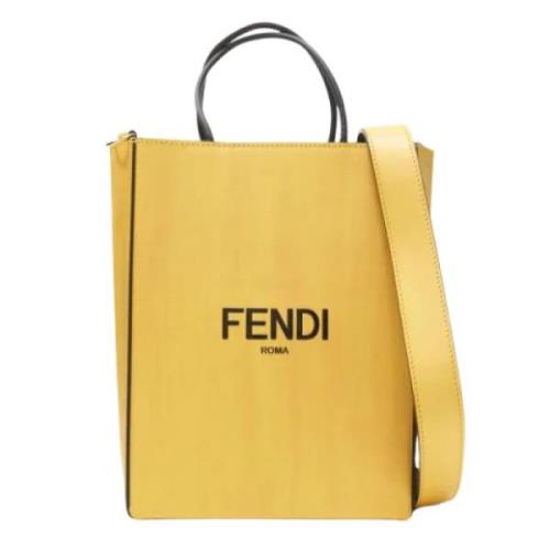 Fendi Vintage Pre-owned Läder fendi-vskor Yellow, Dam