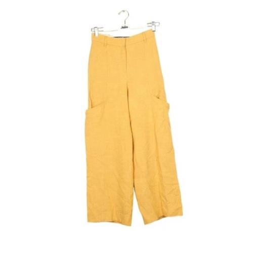 Jacquemus Pre-owned Pre-owned Viskos nederdelar Yellow, Dam