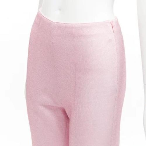 Miu Miu Pre-owned Pre-owned Polyester nederdelar Pink, Dam