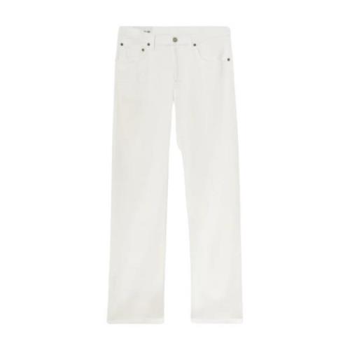 Dondup Stiliga Straight Jeans White, Dam