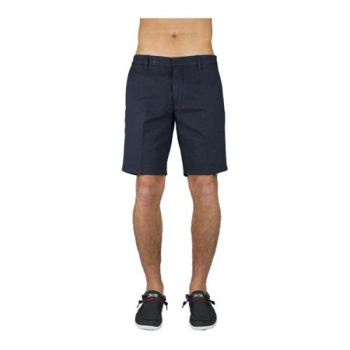 Dondup Stiliga Bermuda Shorts för Män Blue, Herr