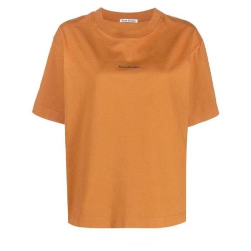 Acne Studios Klassisk T-Shirt Orange, Dam