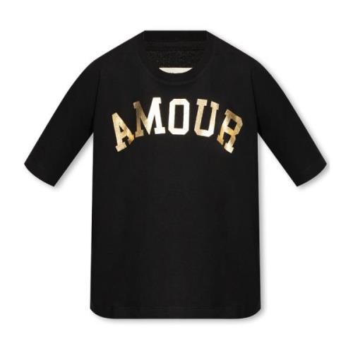 Zadig & Voltaire Löst sittande T-shirt Black, Dam
