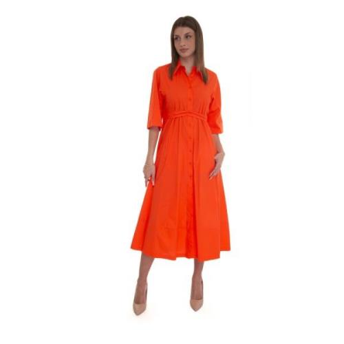 Seventy Chemisier dress Orange, Dam