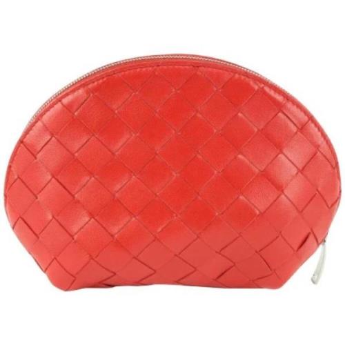 Bottega Veneta Vintage Vintage Pre-Owned Clutch Red, Dam