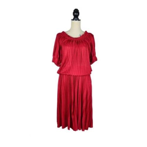 Gucci Vintage Förhandsägda Tygklänningar - Utmärkt Skick Red, Dam