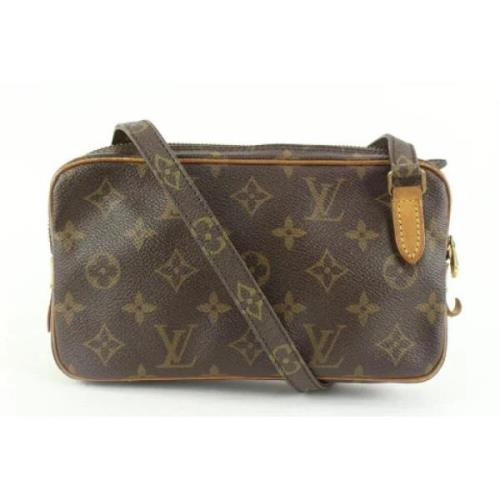 Louis Vuitton Vintage Begagnad Axelväska Brown, Dam