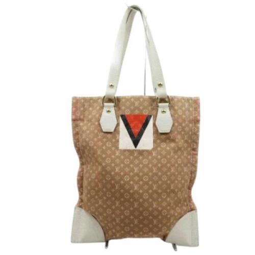 Louis Vuitton Vintage Förägande Monogram Mini lin Väska Brown, Unisex