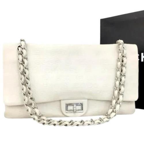 Chanel Vintage Begagnad Axelväska Beige, Dam