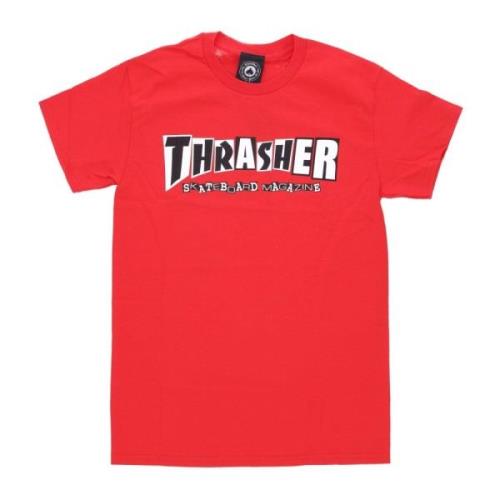 Thrasher T-Shirts Red, Herr