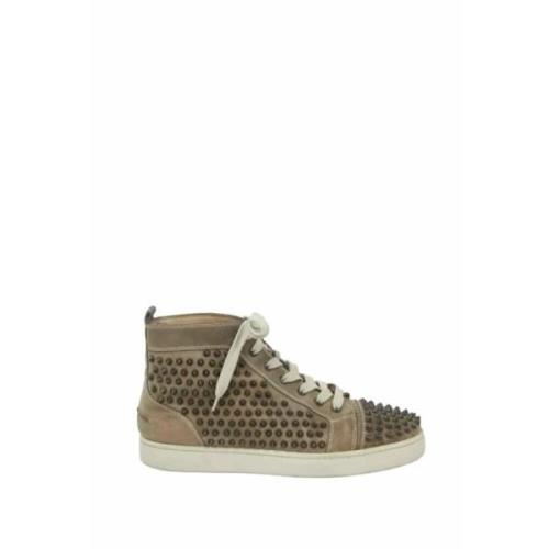 Christian Louboutin Pre-owned Pre-owned Läder sneakers Brown, Dam