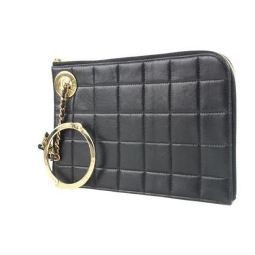 Chanel Vintage Vintage Läder Väskor - Stil: Chanel Black, Dam