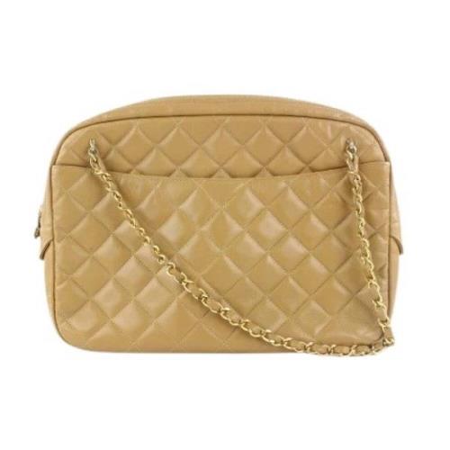 Chanel Vintage Vintage Axelväska Beige, Dam