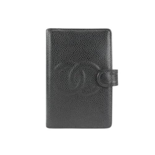 Chanel Vintage Vintage Läder Hemmakontor Black, Dam