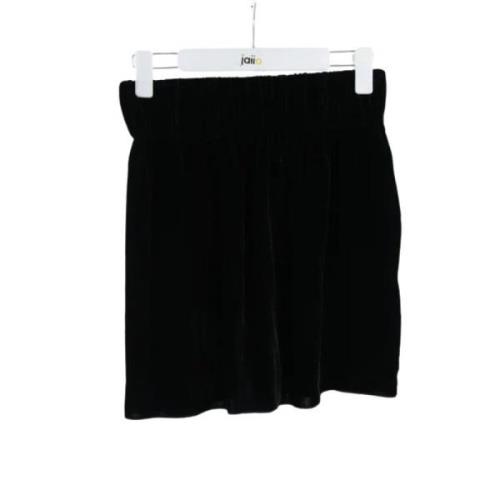 Isabel Marant Pre-owned Viskos Shorts-Kjolar, Kort Kjol - Svart - Stor...