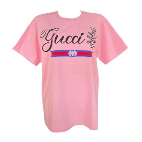 Gucci Vintage Pre-owned Tyg toppar Pink, Dam