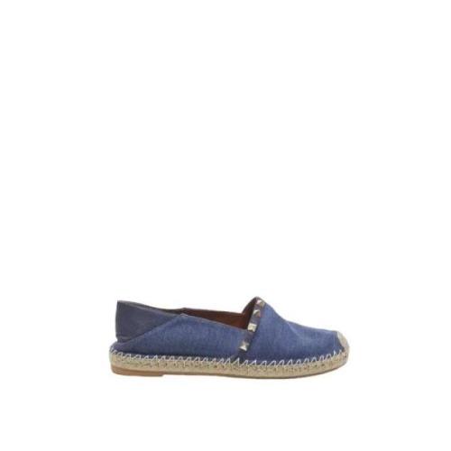 Valentino Vintage Pre-owned Tyg espadriller Blue, Dam