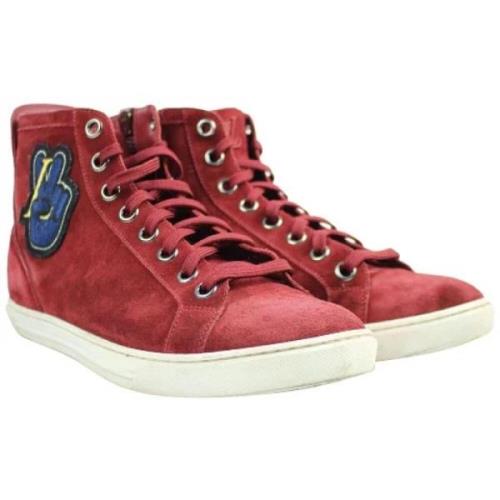 Louis Vuitton Vintage Begagnade sneakers Red, Dam