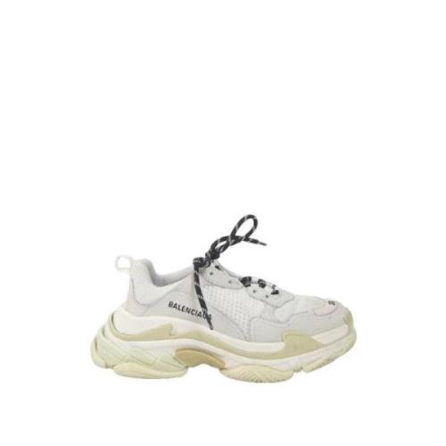 Balenciaga Vintage Pre-owned Polyester sneakers White, Herr