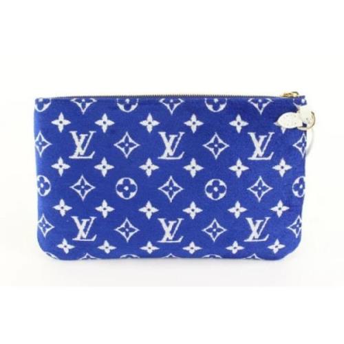 Louis Vuitton Vintage Begagnad koppling Blue, Dam