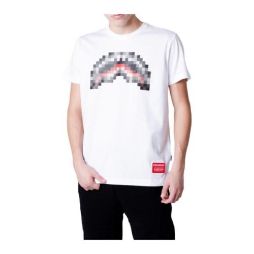 Sprayground Vit T-shirt och Polo Kollektion White, Herr