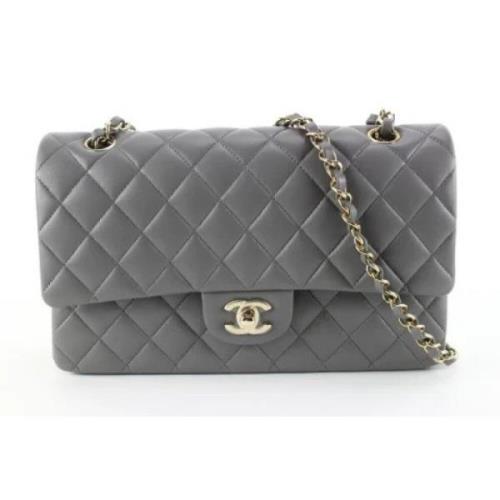 Chanel Vintage Andrahands axelväska med RFID-platta Gray, Dam