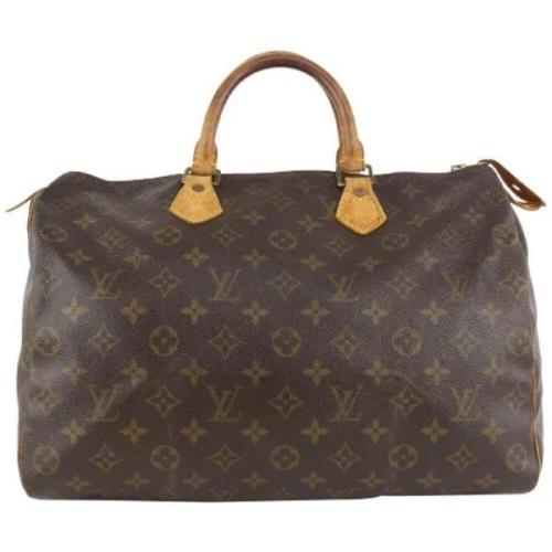 Louis Vuitton Vintage Monogram Speedy 35 Handväska Brown, Dam