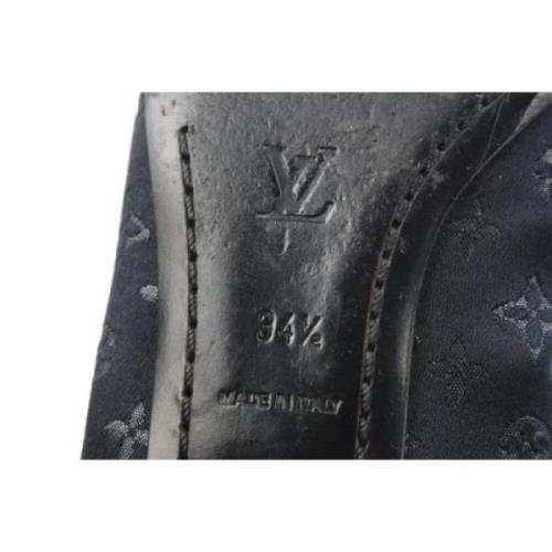 Louis Vuitton Vintage Pre-owned Platta skor Black, Dam