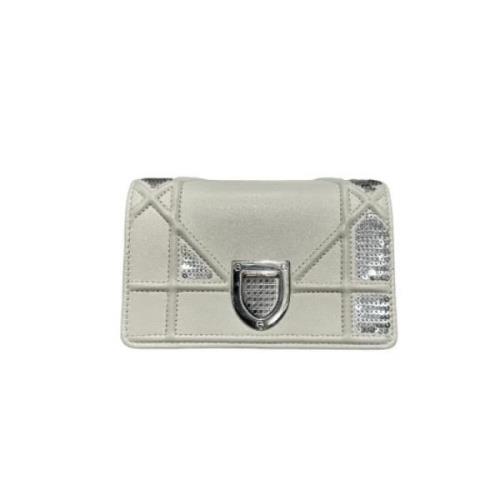 Dior Vintage Begagnad Vit Läder Dior Diorama White, Dam