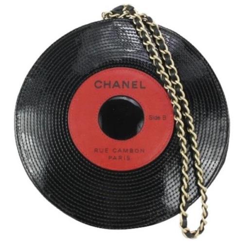 Chanel Vintage Andrahands Axelväska Black, Dam