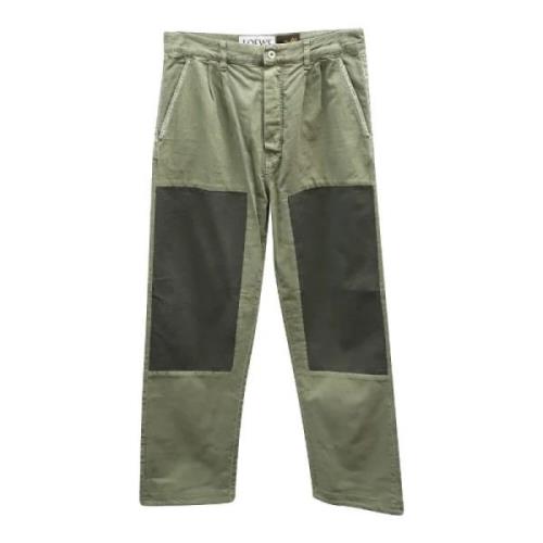 Loewe Pre-owned Pre-owned Bomull jeans Green, Dam