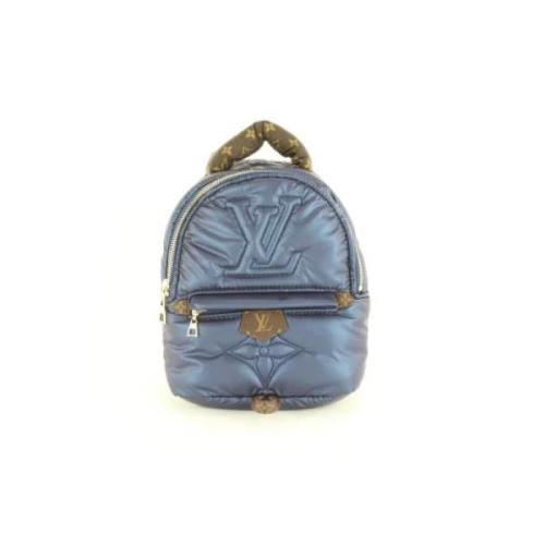 Louis Vuitton Vintage Pre-owned Tyg louis-vuitton-vskor Blue, Dam