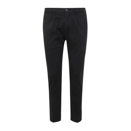 Department Five Cropped Trousers Black, Herr