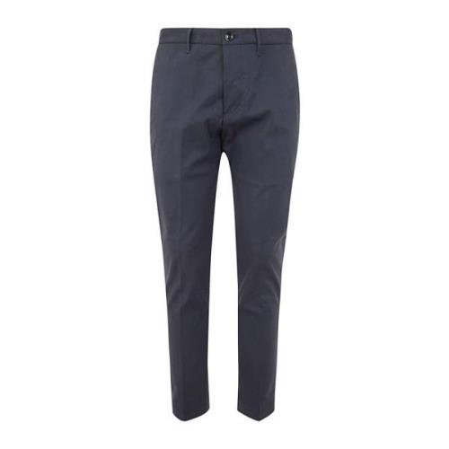 Nine In The Morning Cropped Trousers Blue, Herr