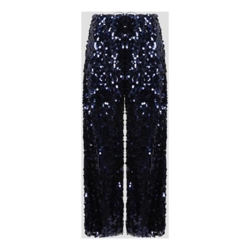 Oseree Wide Trousers Blue, Dam