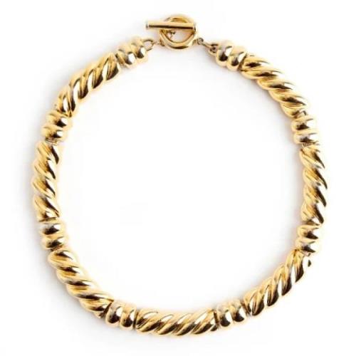 Givenchy Pre-owned Pre-owned Tyg halsband Yellow, Dam