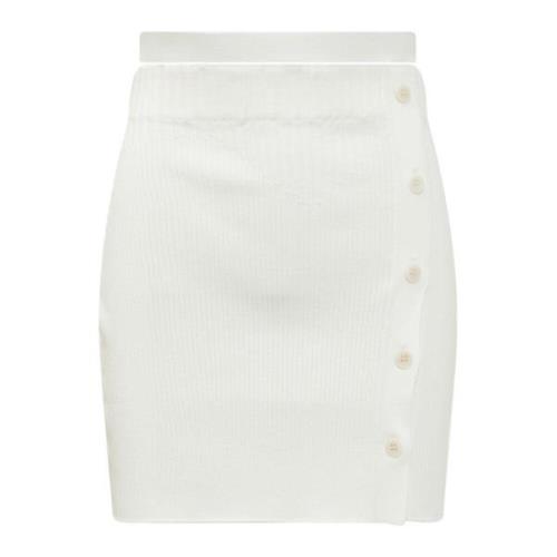 Andrea Adamo Pencil Skirts White, Dam