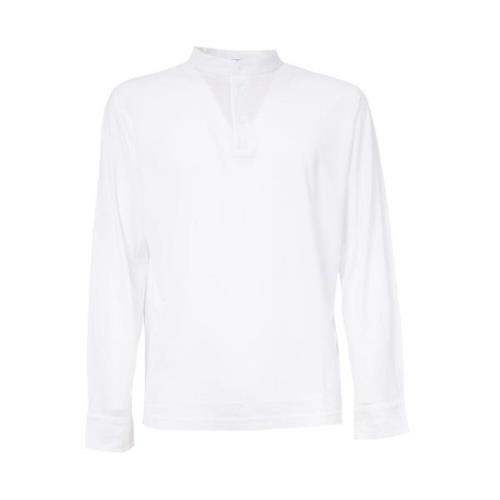 Kired Bomullskoreansk stil T-shirt White, Herr