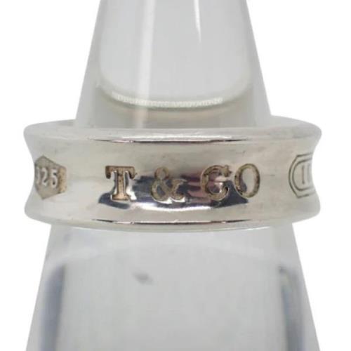 Tiffany & Co. Pre-owned Pre-owned Silver ringar Gray, Dam