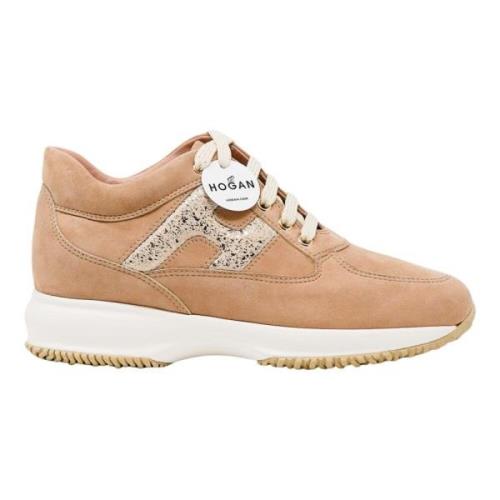 Hogan Högkvalitativa sneakers för kvinnor Beige, Dam