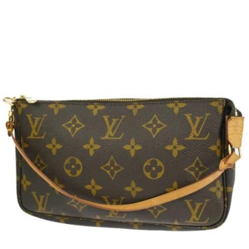 Louis Vuitton Vintage Pre-owned Canvas kuvertvskor Brown, Dam