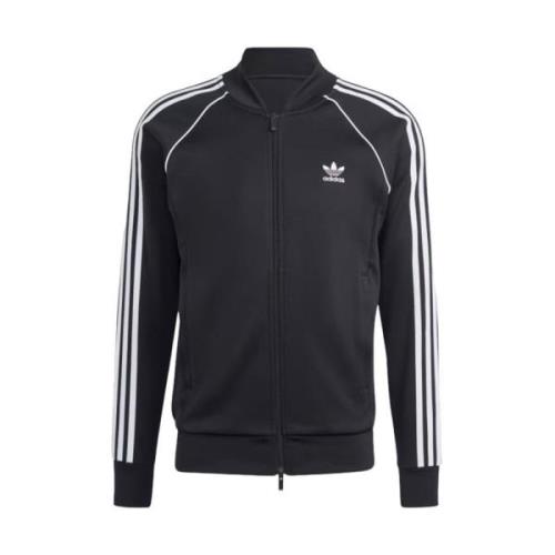 Adidas Herr Zip Sweatshirt Black, Herr