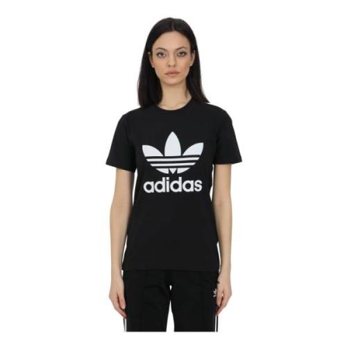 Adidas Ikoniskt Logo Crew Neck T-shirt Black, Dam