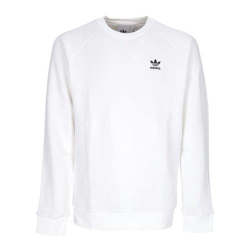 Adidas Essential Crewneck Sweatshirt White, Herr