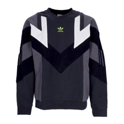 Adidas Carbon/Grey Crewneck Streetwear Gray, Herr